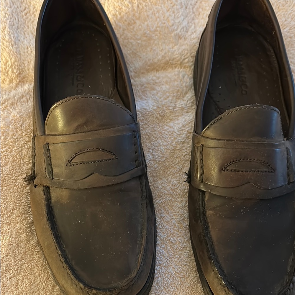 Men's Brown Leather Loafers